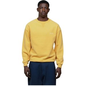 Bram's Fruit, Heren, Sweatshirts & Hoodies, Geel, Maat: S Katoen,