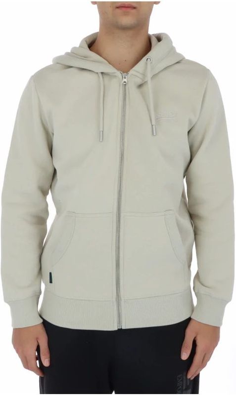 Superdry - Essential Logo Zipped Cape - Jack - Zwart - Katoenmix