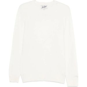 MC2 Saint Barth, Heren, Truien, Wit, Maat: S Polyamide,