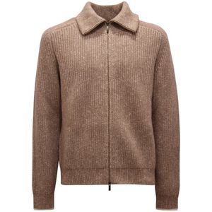 Peserico, Heren, Truien, Beige, Maat: L Wol,
