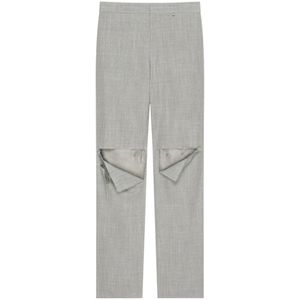 Givenchy, Heren, Broeken, Grijs, Maat: L