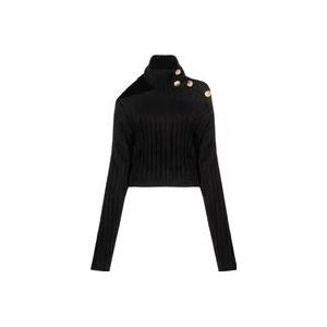 Balmain Sweatshirts , Black , Dames , Maat: M