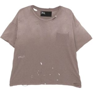 Paly Hollywood, Heren, Tops, Bruin, Maat: S