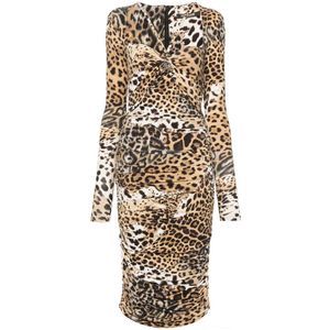 Roberto Cavalli, Dames, Jurken, Veelkleurig, Maat: L