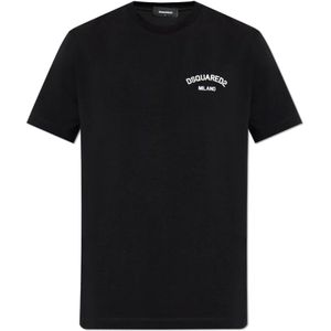 Dsquared2 - Logoed Urban T-shirt - Zwart - Katoen