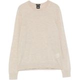 BOSS - Gebreide Trui - Merinowol - Ronde Hals