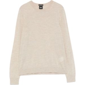 BOSS - Gebreide Trui - Merinowol - Ronde Hals