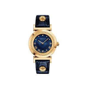 Versace Vanity Dameshorloge Swiss Made , Blue , Dames , Maat: ONE Size