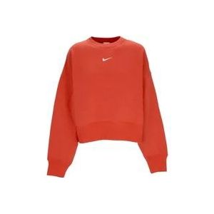 Nike Oversized Crewneck Mantra Orange/Sail , Orange , Dames , Maat: L