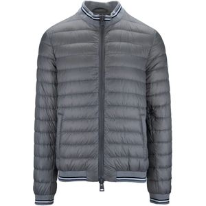 Herno, Heren, Jassen, Grijs, Maat: L Polyamide,
