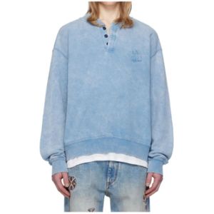 Isabel Marant, Heren, Sweatshirts & Hoodies, Blauw, Maat: XS Jersey,