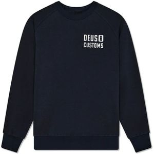 Deus Ex Machina, Heren, Sweatshirts & Hoodies, Blauw, Maat: XL