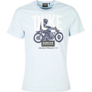 Barbour, Heren, Tops, Blauw, Maat: L Katoen,