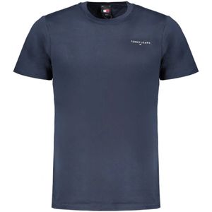 Tommy Hilfiger, Heren, Tops, Blauw, Maat: S Katoen,