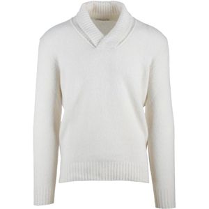 Kangra, Heren, Truien, Wit, Maat: M Wol,