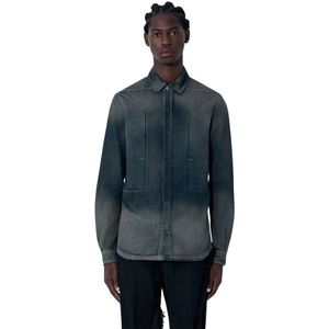Rick Owens - Fogpocket - Overhemd - Grijs - Denim