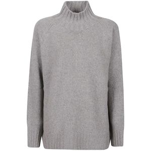 Aragona, Dames, Truien, Grijs, Maat: S Kasjmier,