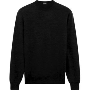 Drumohr, Heren, Truien, Zwart, Maat: M Wol,