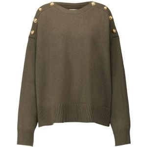 Laurence Bras, Dames, Truien, Groen, Maat: M Wol,