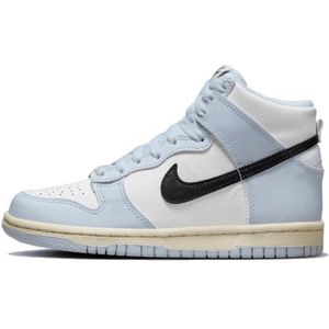 Nike Dunk High Aluminum Black Sneakers , Blue , Dames , Maat: 38 EU