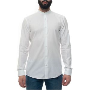 Hugo, Heren, Overhemden, Wit, Maat: XL Katoen,