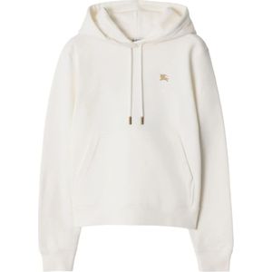 Burberry, Dames, Sweatshirts & Hoodies, Wit, Maat: L