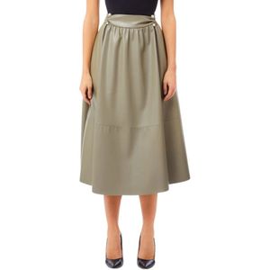 Liu Jo - Asparago - Longuette Rok - Groen - Polyester
