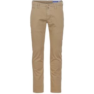 Jacob Cohën, Heren, Broeken, Beige, Maat: W36 Katoen,