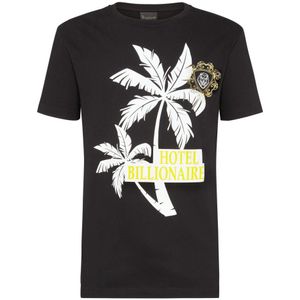 Billionaire, Heren, Tops, Zwart, Maat: XS Katoen,