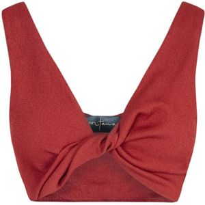 Cortana, Dames, Tops, Rood, Maat: 2XS Zijde,