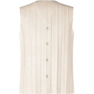 Issey Miyake, Dames, Jassen, Beige, Maat: XS