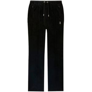 Juicy Couture, Dames, Broeken, Zwart, Maat: S Poliester,