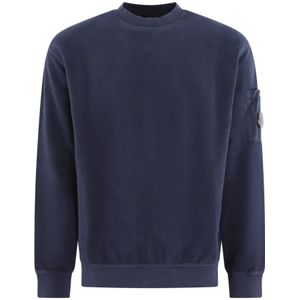 C.p. Company, Heren, Sweatshirts & Hoodies, Blauw, Maat: S