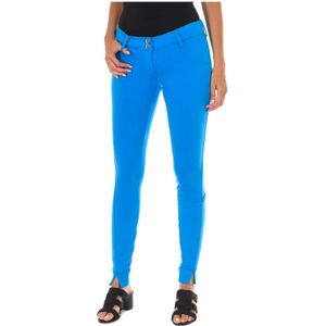 Met, Dames, Broeken, Blauw, Maat: W27 Katoen,