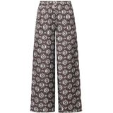 Weekend Max Mara - Broeken - Veelkleurig - 100% Zijde - Elegante Wijde Pasvorm