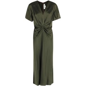 Victoria Beckham, Dames, Jurken, Groen, Maat: S