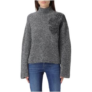 Liu Jo, Dames, Truien, Grijs, Maat: S