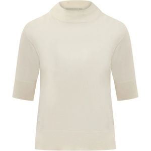 Jil Sander, Dames, Truien, Beige, Maat: S Zijde,