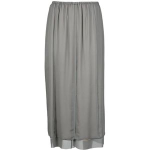 Alysi, Dames, Rokken, Grijs, Maat: M Zijde,