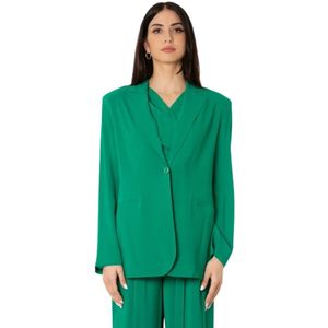 Simona Corsellini, Dames, Jassen, Groen, Maat: M Viscose,
