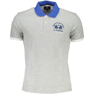 La Martina - Poloshirt - Grijs - Katoen