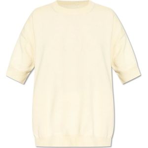 Jil Sander, Dames, Truien, Beige, Maat: S Katoen,