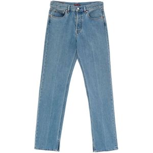Gucci, Dames, Jeans, Blauw, Maat: W30 Denim,