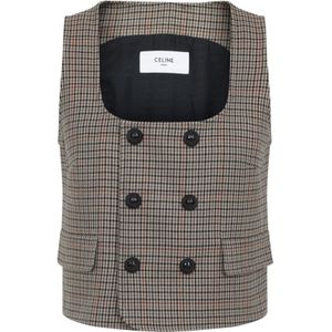 Celine, Dames, Jassen, Veelkleurig, Maat: S Wol,