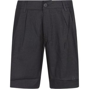 Hinnominate, Dames, Korte broeken, Zwart, Maat: XS Linnen,