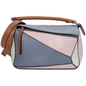 Loewe Pre-owned, Dames, Pre-owned, Paars, Maat: ONE Size Leer,