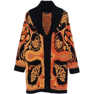 Etro, Dames, Truien, Oranje, Maat: XS Katoen,