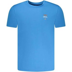 Aeronautica Militare, Heren, Tops, Blauw, Maat: M Katoen,