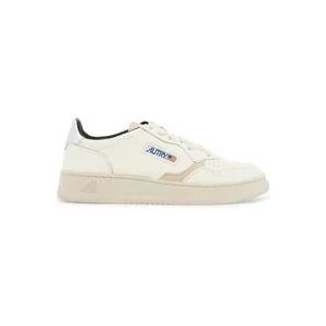 Autry Sneakers van gestempeld leer met contrastdetail , White , Dames , Maat: 38 EU