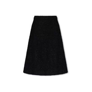 Balenciaga Tweed rok , Black , Dames , Maat: XS